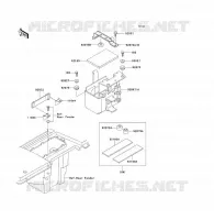 BATTERY BRACKET voor Kawasaki KLF300 1997