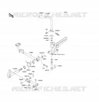 BRAKE PEDAL voor Kawasaki KLF300 1997