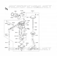 CARBURETOR voor Kawasaki KLF300 1997