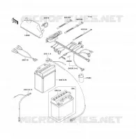 CHASSIS ELECTRICAL EQUIPMENT voor Kawasaki KLF300 1997