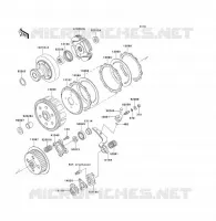 CLUTCH voor Kawasaki KLF300 1997