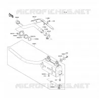 EXHAUST voor Kawasaki KLF300 1997