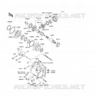 FRONT GEAR voor Kawasaki KLF300 1997