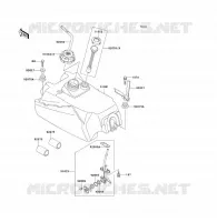 FUEL TANK voor Kawasaki KLF300 1997