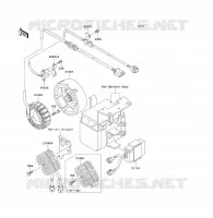 GENERATOR voor Kawasaki KLF300 1997