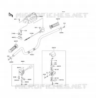 HANDLEBAR voor Kawasaki KLF300 1997