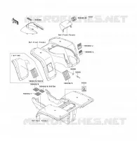 LABELS voor Kawasaki KLF300 1997