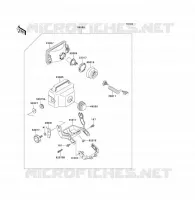 OPTION PARTS(PHARE) voor Kawasaki KLF300 1997