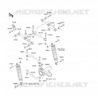 REAR SUSPENSION voor Kawasaki KLF300 1997