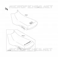 SEAT voor Kawasaki KLF300 1997