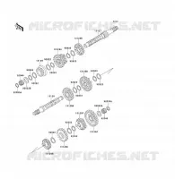 TRANSMISSION voor Kawasaki KLF300 1997