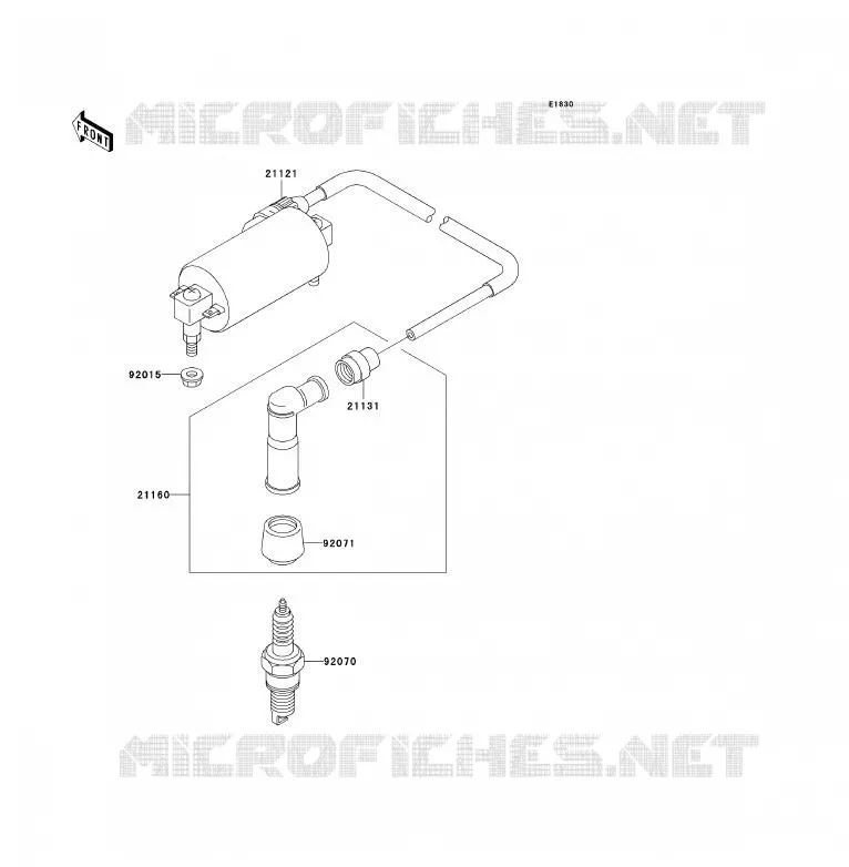 IGNITION SYSTEM Kawasaki QUAD 300 2003 KLF300  KLF300-B16