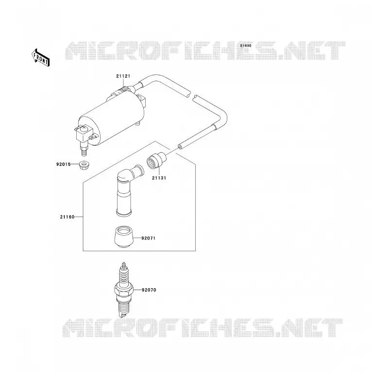 IGNITION SYSTEM Kawasaki QUAD 300 2004 KLF300  KLF300-B17