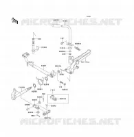 BRAKE PEDAL voor Kawasaki KLF300 1990