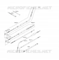 CABLES voor Kawasaki KLF300 1990