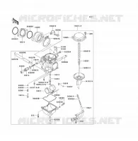 CARBURETOR voor Kawasaki KLF300 1990