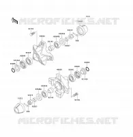 FRONT HUB voor Kawasaki KLF300 1990