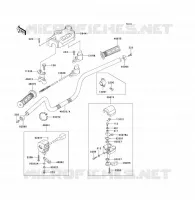 HANDLEBAR voor Kawasaki KLF300 1990