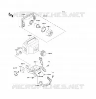 LENS   ZGT00A 009976 voor Kawasaki KLF300 1990