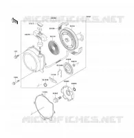 RECOIL STARTER voor Kawasaki KLF300 1990