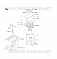 BATTERY BRACKET voor Kawasaki KLF300 1992