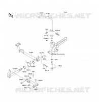 BRAKE PEDAL voor Kawasaki KLF300 1992