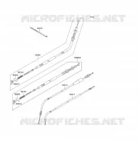 CABLES voor Kawasaki KLF300 1992