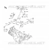 CHASSIS voor Kawasaki KLF300 1992