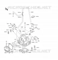 CYLINDER HEAD voor Kawasaki KLF300 1992