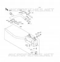 EXHAUST voor Kawasaki KLF300 1992