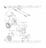 GENERATOR voor Kawasaki KLF300 1992