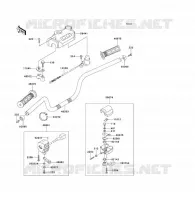 HANDLEBAR voor Kawasaki KLF300 1992