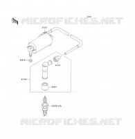 IGNITION SYSTEM voor Kawasaki KLF300 1992
