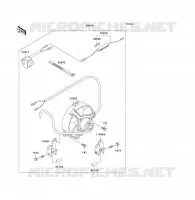 OPTION PARTS(VENTILATEUR) voor Kawasaki KLF300 1992