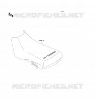 SEAT voor Kawasaki KLF300 1992
