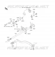 SHIFT voor Kawasaki KLF300 1992