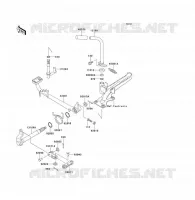 BRAKE PEDAL voor Kawasaki KLF300 1992