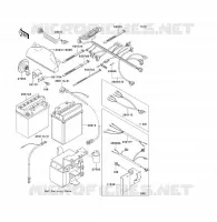 CHASSIS ELECTRICAL EQUIPMENT voor Kawasaki KLF300 1992