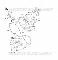 ENGINE COVERS voor Kawasaki KLF300 1992