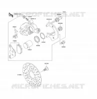 FRONT BRAKE voor Kawasaki KLF300 1992