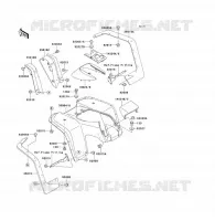 FRONT FENDER voor Kawasaki KLF300 1992