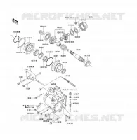 FRONT GEAR voor Kawasaki KLF300 1992