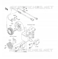 GENERATOR voor Kawasaki KLF300 1992
