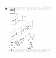 OIL PUMP voor Kawasaki KLF300 1992