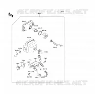 OPTION PARTS(PHARE) voor Kawasaki KLF300 1992