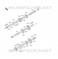 TRANSMISSION voor Kawasaki KLF300 1992