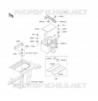 BATTERY BRACKET voor Kawasaki KLF300 1993