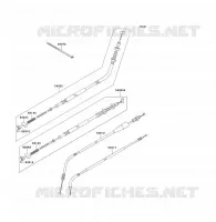 CABLES voor Kawasaki KLF300 1993