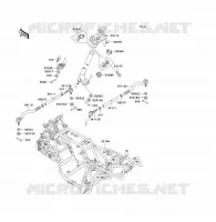 CHASSIS voor Kawasaki KLF300 1993