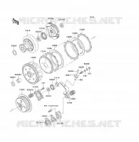 CLUTCH voor Kawasaki KLF300 1993